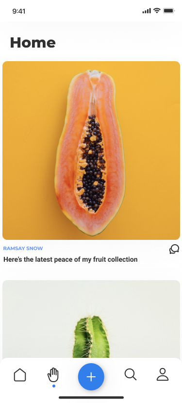 Wave App Home Page